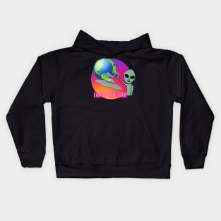 Earth, our home Kids Hoodie